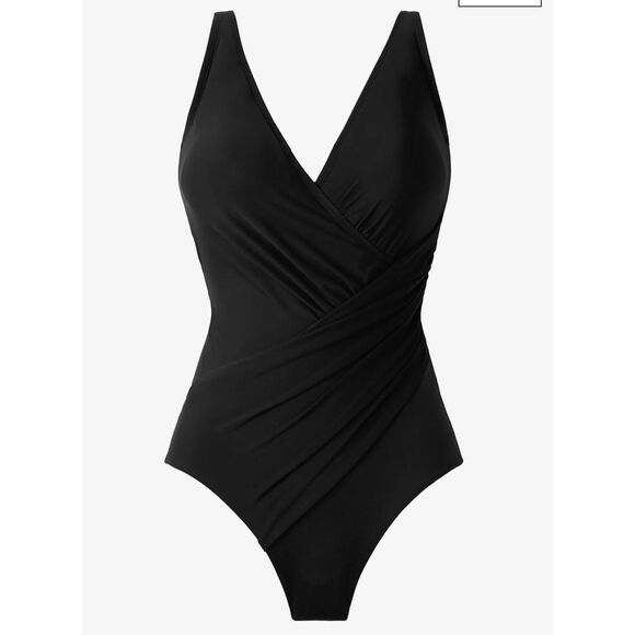 Miraclesuit NWT size 16W black one piece swimsuit - Picture 6 of 8